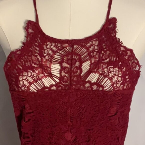 Intimately Free People She's Got It lace top slip dress Size M - Picture 2 of 6